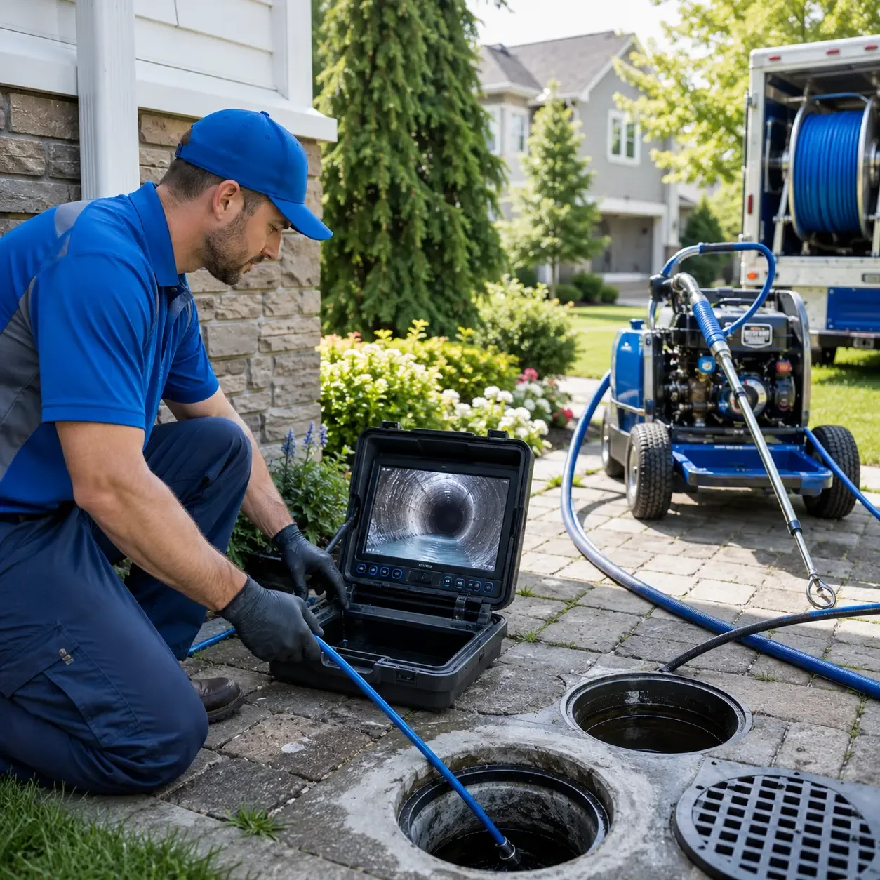 Outdoor drain cleaning professionals serving Garysburg, NC